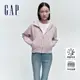 Gap 女裝 Logo連帽外套 空氣三明治系列-淡粉色(891632)