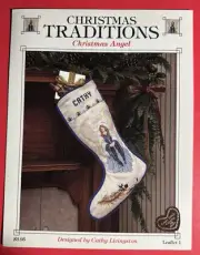Christmas Traditions Christmas Angel Stocking Cross Stitch Cathy Livingston