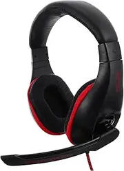 Comfortable Gaming Headset White Built-in Microphone Stereo Headphones 40mm Drivers Ergonomic for Long Gaming Sessions