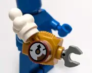 Lego - Minifigure Utensil - Gold, Steampunk, Mechanical Arm