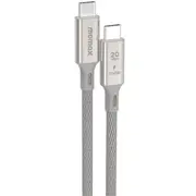 Momax Elite 100W USB-C Cable - 1m - Titanium PD Fast Charging - Up to 20Gbps - 4K 60Hz - Durable Braided Nylon - Supports Apple iPhone / Samsung Phones [DC31L]