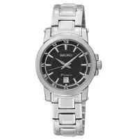 在飛比找Yahoo!奇摩拍賣優惠-SEIKO Premier 經典時針 女錶(黑)7N82-0