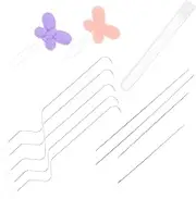 PLAFOPE Jewelry Making Tools Kit 11pc Bead Needles Set Stainless Steel Beading Needles for DIY Bracelets Necklaces Random Color