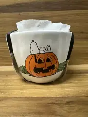 Rae Dunn Peanuts Snoopy Skull Halloween Measuring Cups Set Hard To Find - NEW