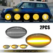 Dynamic 2PC LED Front Marker Side Signal Light For 02-08 Mini Cooper R50 R52 R53 (for: Mini)
