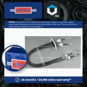 Gear Change Cable fits FIAT FIORINO 225 1.3D 08 to 12 B&B 55218870 55231412 New