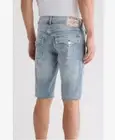 TRUE RELIGION Jeans Ricky Flap Relaxed Raw Hem Denim Shorts Size 32 Light Breezy