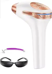 3-in-1 Laser Hair Removal Device HR/SC/RA, 9 Energy Levels Max 21J, IPL Machine
