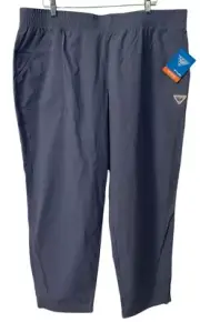 *NWT* COLUMBIA PFG OMNI-SHADE Tidal Roamer Stretch Pant Blue Women’s XXL/SHORT