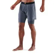 SKINS Compression Series 3 Mens M Superpose Half Tights Activewear/Gym Charcoal