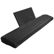 Piano Keyboard Dust-Cover for 88 Keys,with Music Sheet Stand Cover,Electric Piano Cover,Dustproof and Washable Black