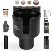 Wheelojoy Cup&Coin Holder 2in1 Upto 4.25 in Bottles, Handled Cups Expander