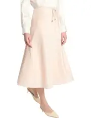 David Lawrence Preena Bias Midi Skirt Almond RRP 149 Size 10