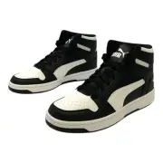 Puma Rebound LayUp SL Mid Top Sneaker Puma Black/Puma White US Men's 10.5