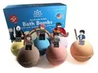 6 Bath Bombs with HARRY POTTER Toys Inside for Kids – Natural & Safe Ingredients