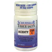 Martin & Pleasance Schuessler Tissue Salts Comb C Acidity 125 Tablets