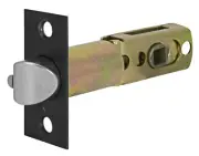 Ikonic RECTANGULAR ADJUSTABLE DOOR LATCH 105x57x25mm Matte Black *Aust Brand