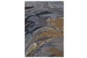 Modern Designer Wool & Viscose Rug-Textures 6402-Natural Multi