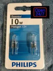 4 x 10W globe G4 Clear Halogen Dimmable capsule wedge Light Globe 12V Philips