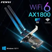 FENVI WiFi 6 PCIe Adapter 1800Mbps AX1800 Wireless Desktop PCIe Adapter BT5.2