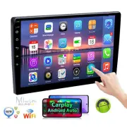 10" Wireless CarPlay Android 12 Auto Car Stereo FM Radio Double Din GPS Navi WiF (for: Honda)