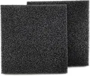 Hipanda Filter Foam Sponges, Durable, Bio Sponge Filter Media Pad, Cut-to-Size Foam for Aquarium Fish Tank (9" x 9" x 1" (2cs))