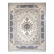 Mash 723502 Traditional Persian Area Rug Silver