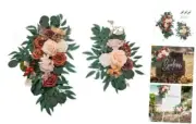 Wedding Arch Flowers Artificial Flowers for Reception Backdrop and Welcome Gold