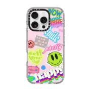 iPhone 16 Pro Clear Case MagSafe Compatible Pretty Stickers by SOFE Store