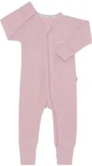 Bonds: Long Sleeve Waffle Zip Wondersuit - Mademoiselle (Size 1)