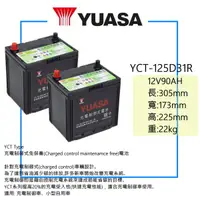 在飛比找蝦皮購物優惠-「全新」YUASA 湯淺電池 95D31R 115D31R 