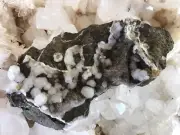 Analcime (Analcite) With Mesolite, Talisker Bay Isle Of Skye UK