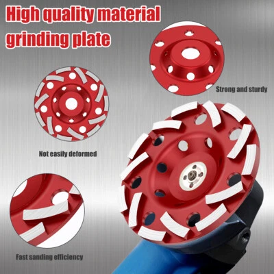 Diamond Grinding Disc 5 Inch Abrasive Cup Wheel Wear Resistant Diamond pawfk
