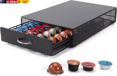 Coffee Pod Holder Storage Drawer Compatible for Starbucks Verismo,Nespresso Vert