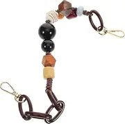 Veemoon Multi Functional Acrylic Beaded Chain Accessories Pack Versatile Lanyard for DIY Mobile Phone Chains Shoulder Strap Lightweight and Durable Design