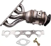 Shuogoufeng Store Exhaust Manifold Catalytic Converter Compatible With Hyundai Compatible With Accent 2012-2017 1.6L Bolt-on