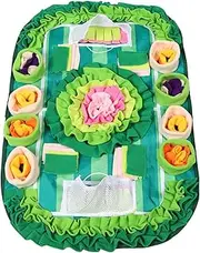 Gatuida Pet Sniffing Training Pad for Hamsters Dog Treat Mat Pet Foraging Small Dog Snuffle Mat Enrichment Foraging Pet Training Pads Sniffing Mat Pet Sniff Pad Polar Fleece