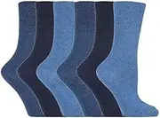 ZRWASKA® Diabetic Socks For Women Honey Wide Comb top soft cuff Ankle Oedema friendly Non-Elastic for Swollen feet Legs Circulatory Neuropathy Sock 6 Pack Size 4-7