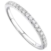 Rachel Koen Diamond Ring in 18K White Gold 0.26 ct. tw.