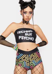 [Too Fast] Techno Booty Shorts Set