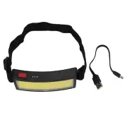 LED Headlamp USB Charging LED Floodlight Ultra Light COB Headlight Outdoor HR