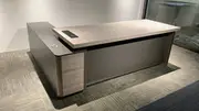 Proficient Executive Desk 2200mm L/R Return With Universal Mobile Handset Charger