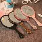 Vintage Carved Handheld Vanity Mirror Makeup Mirror Hand Mirror Handle CosmeBXA