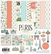 Carta Bella - Paris - 12x12 Collection Kit Scrapbook Papers + Stickers France