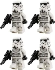 LEGO Star Wars Imperial Stormtrooper Minifigure LOT of x4 40755 75387 Army NEW