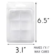 10Packs Wax Melt Molds Clear Wax Clamshells Wickless Wax Melt Candles Boxes