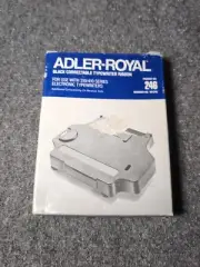 Adler-Royal Black Correctable Typewriter Ribbon No. 246 For 310/410 Series NOS