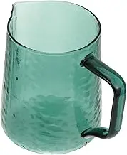 Gatuida Ergonomic Handle Large Capacity Glass Milk Jug Beak Cup 500ml for Cafe Home Dinner Party