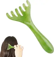 Scalp Massage Comb - Resin Head Massager, Manual Hair Brush | Anti-Stress Grooming Comb for Hair Growth, Shower Travel Salon Use, Home Care Tool for Men Women Relaxation and Circulation