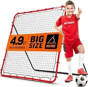Soccer Rebounder, Kickback Rebound Net - Football Training Gifts, Aids & Equipment for Kids, Teens & All Ages, Perfect Storage
